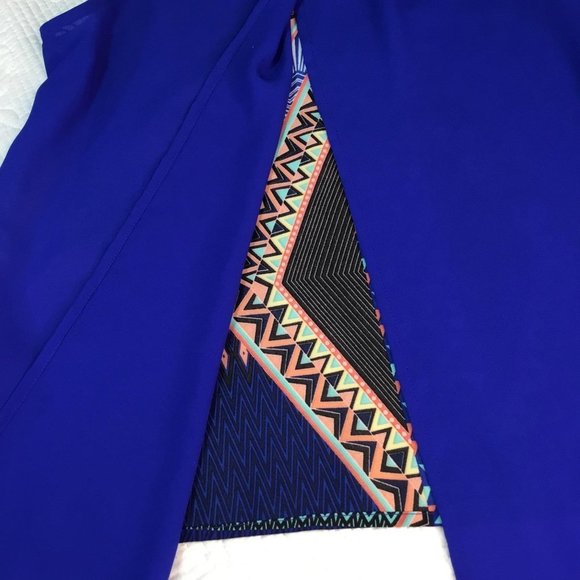 MINI Women's halter sleeveless blue indigo size M - Picture 8 of 11